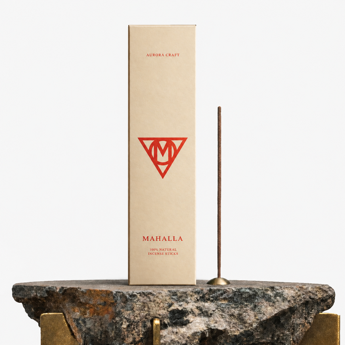 MaHalla - Handmade Natural Incense Sticks - Vetiver, Sandal, Ylang Ylang, Lavender