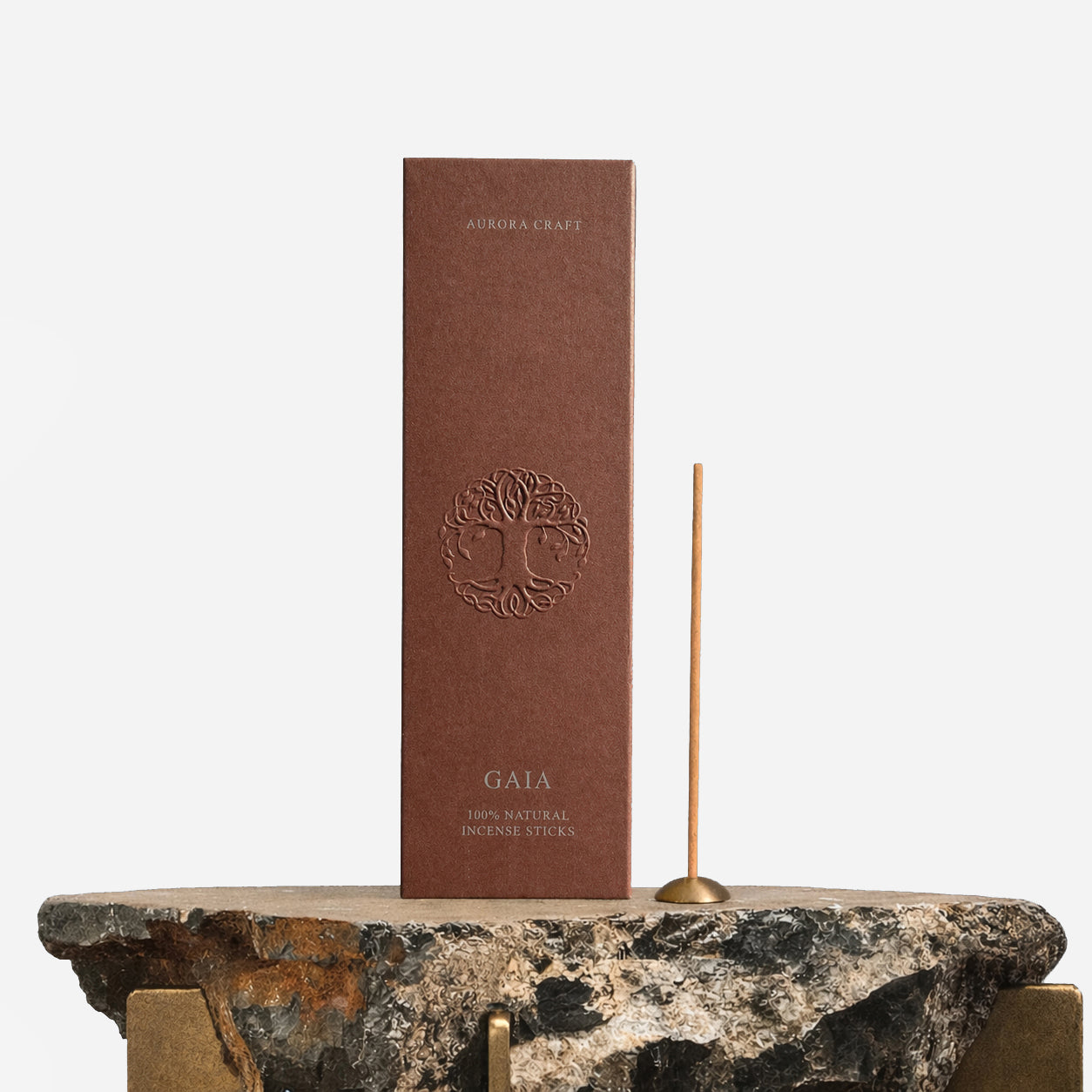 Gaia - Bastoncini d'incenso naturali fatti a mano - Cedro, Ginepro, Patchouli, Pino