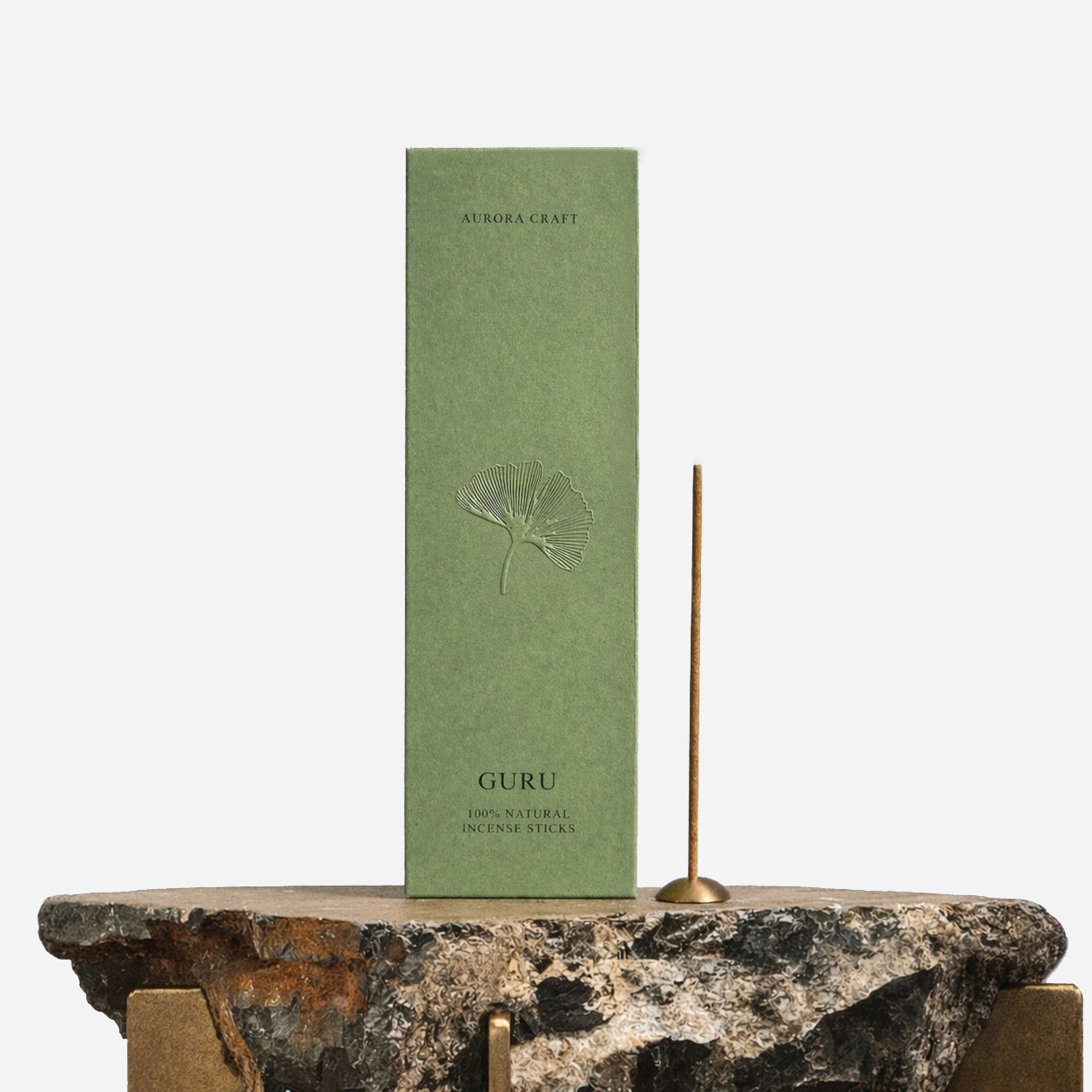Guru - Bastoncini di Incenso Naturale Fatti a Mano – Palo Santo, Cannella, Chiodi di Garofano, Arancia