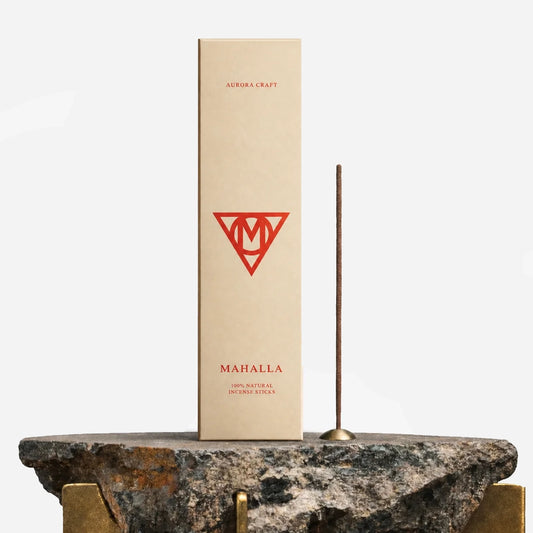 MaHalla - Handmade Natural Incense Sticks - Vetiver, Sandal, Ylang Ylang, Lavender